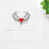 Red Angel Heart with wings (Desk)