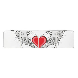 Red Angel Heart with wings Beer Pong Table