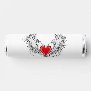 Red Angel Heart with wings Breath Savers® Mints