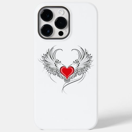 Red Angel Heart with wings Case_Mate iPhone 14 Pro Max Case