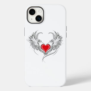 Red Angel Heart with wings Case-Mate iPhone 14 Plus Case