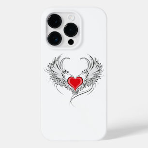 Red Angel Heart with wings Case-Mate iPhone 14 Pro Case