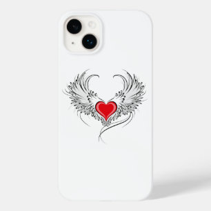 Red Angel Heart with wings Case-Mate iPhone 14 Plus Case