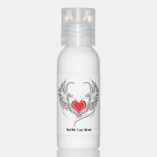 Red Angel Heart with wings Hand Lotion