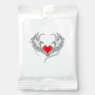 Red Angel Heart with wings Lemonade Drink Mix