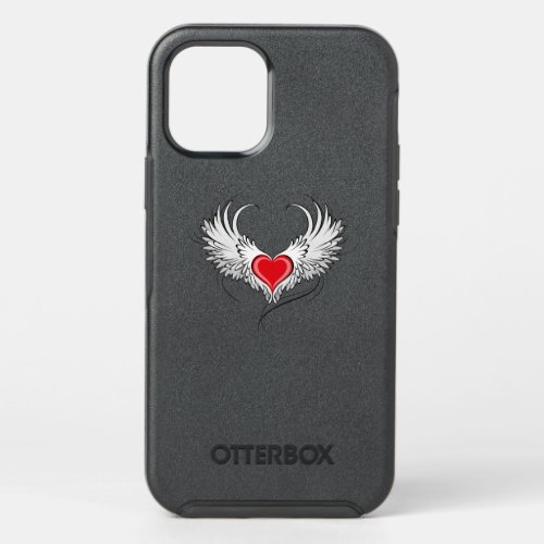 Red Angel Heart with wings OtterBox Symmetry iPhone 12 Pro Case