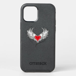 Red Angel Heart with wings OtterBox Symmetry iPhone 12 Case