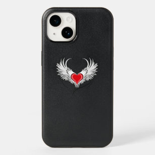 Red Angel Heart with wings OtterBox iPhone 14 Case