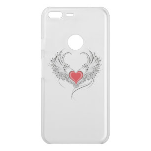Red Angel Heart with wings Uncommon Google Pixel XL Case