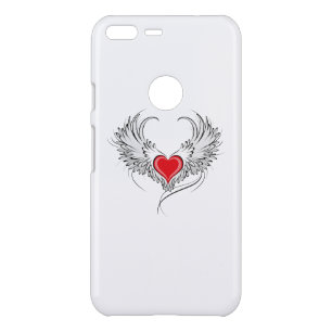 Red Angel Heart with wings Uncommon Google Pixel XL Case