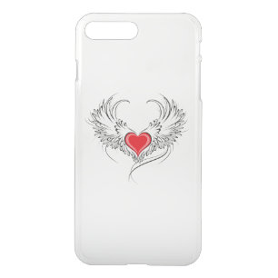 Red Angel Heart with wings iPhone 8 Plus/7 Plus Case
