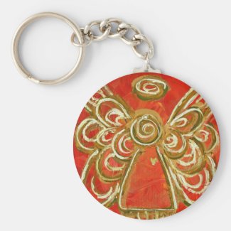 Red Angel Keychain
