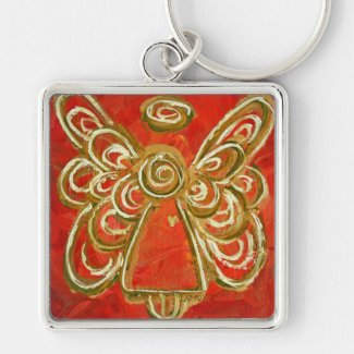 Red Angel Keychain