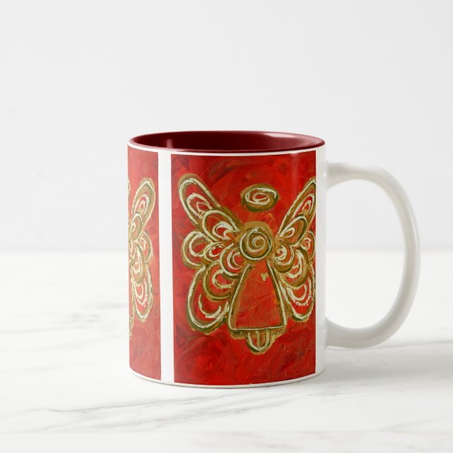 Red Angel Mug (Right)