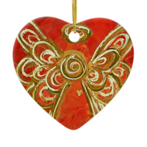 Red Angel Ornament
