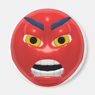 red angry magnet