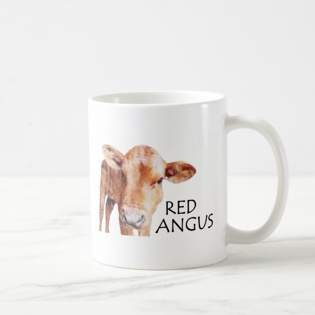 Red Angus - Red is the New Black Coffee Mug (Right)