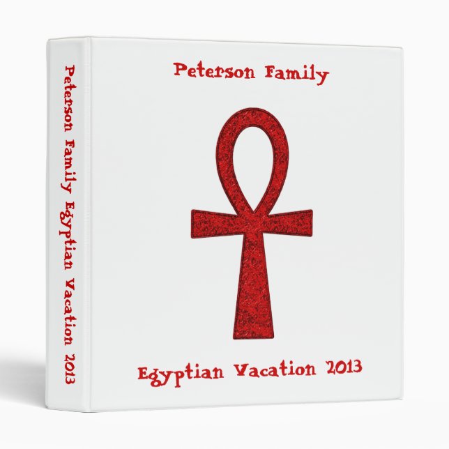 Red Ankh Binders (Front/Spine)