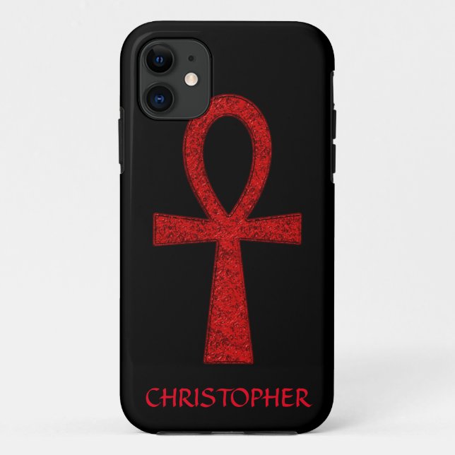 Red Ankh iPhone 5 Case (Back)