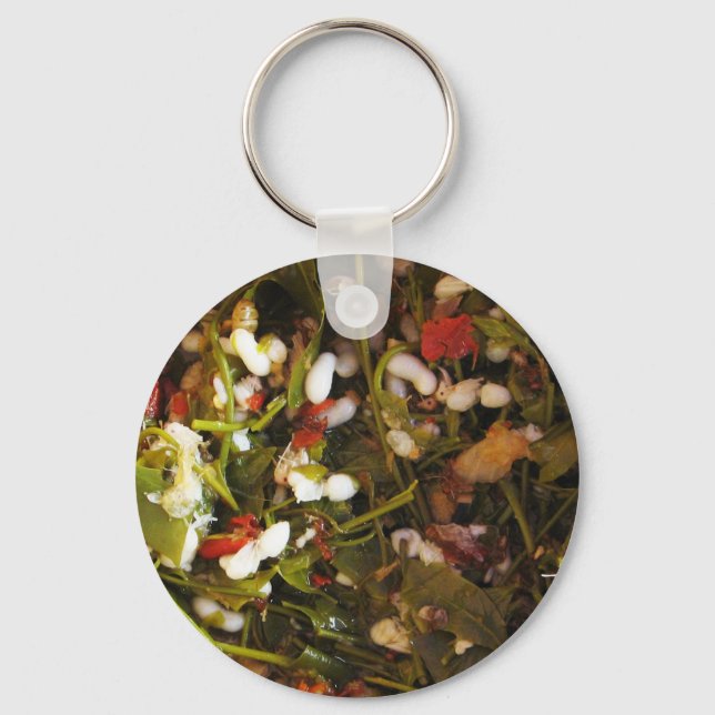 Red Ant Egg Salad ... Thai Street Food Keychain (Front)