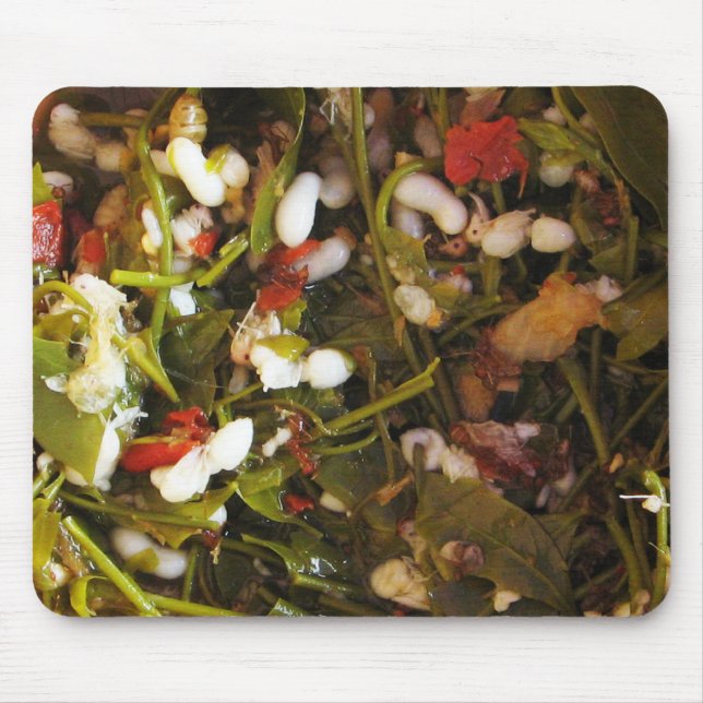 Red Ant Egg Salad ... Thai Street Food Mouse Pad (Front)