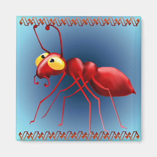 Red Ant Magnet (Front)