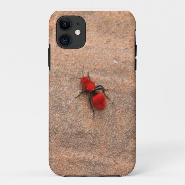 red ant wasp iphone case (Back)