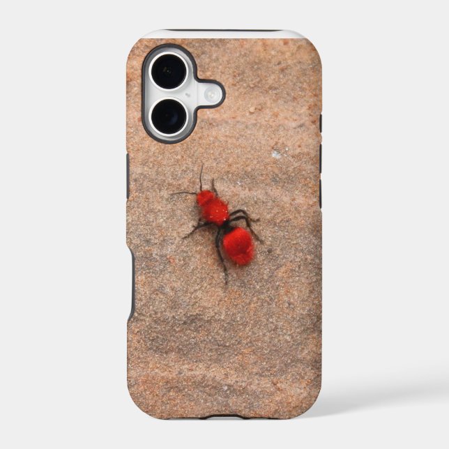 red ant wasp iphone case (Back)
