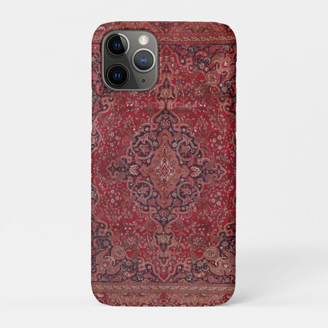 Red Antique Carpet Case-Mate iPhone Case (Back)