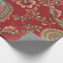 Red Antique French Textile