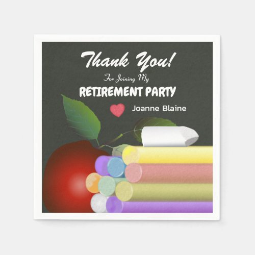 Red Apple and Chalk | Retired Teacher