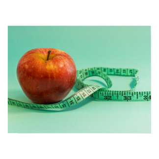 Red Apple And Tape Nutritionist Health Coach Photo Poster