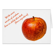 Red apple cards (Front Horizontal)