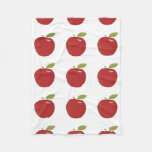red apple fleece blanket