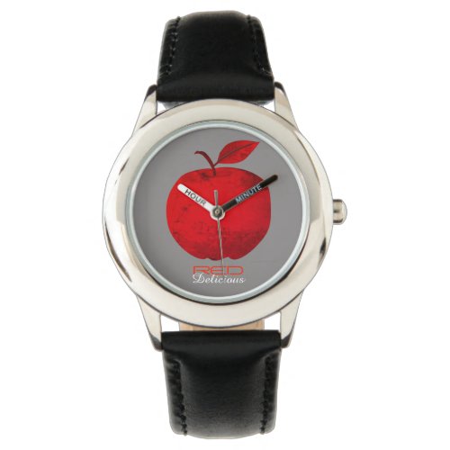 Red Apple Fruit Watch