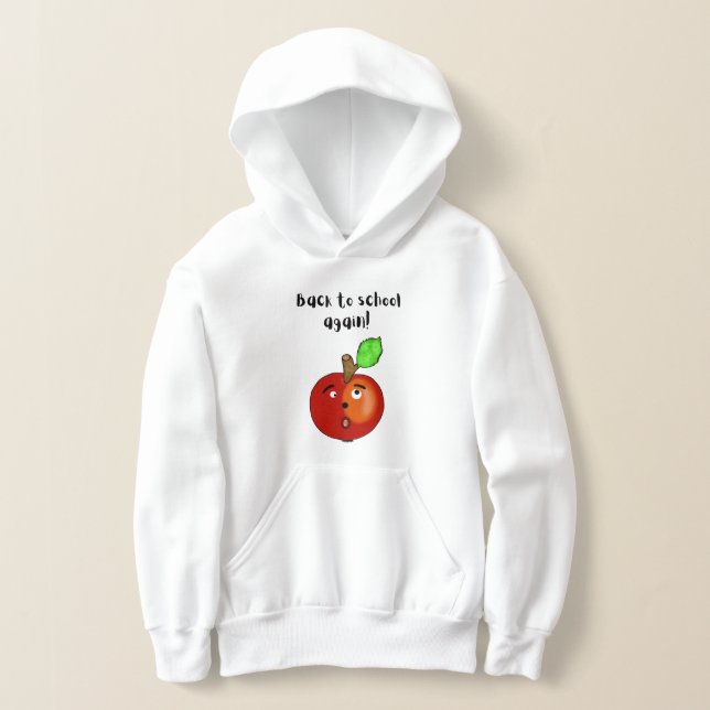 Red apple hoodie (Laydown)