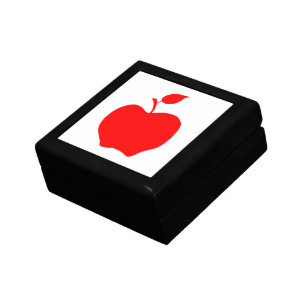 Red Apple Keepsake Box
