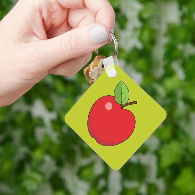 Red Apple Keychain (Hand)