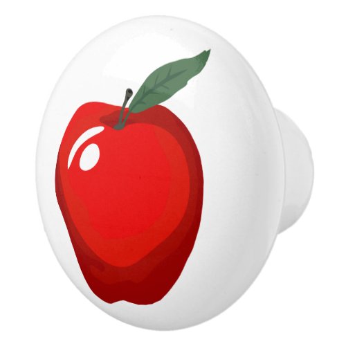 Red Apple Kitchen Knob