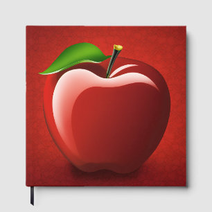 Red Apple Logo Guest Book