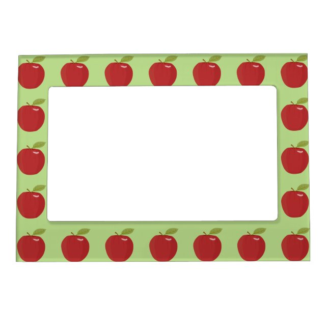 red apple magnetic photo frame (Front)