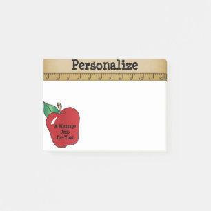 Red Apple 🍎 Message for a Teacher Post-it Notes