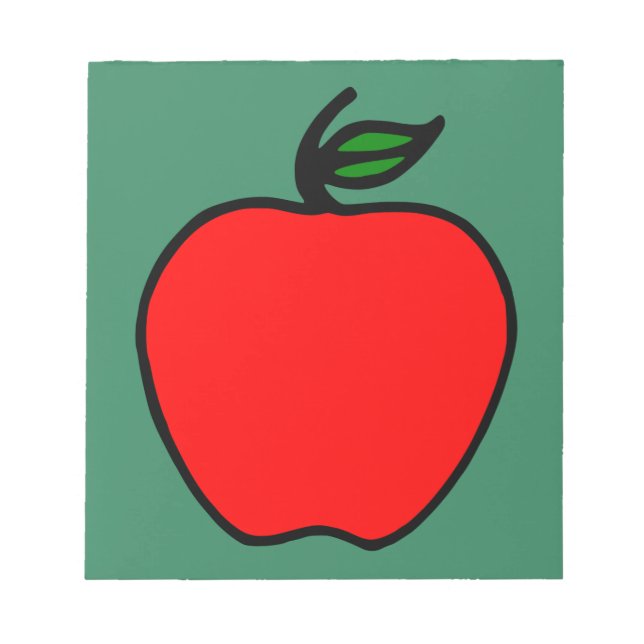 Red Apple Notepad  (Front)