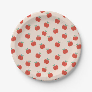 Red Apple  Paper Plates