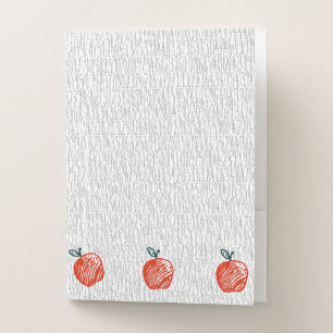 Red Apple Pi Math Teacher Numbers Folder