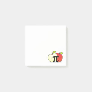 Red Apple Pi Post-It Notes