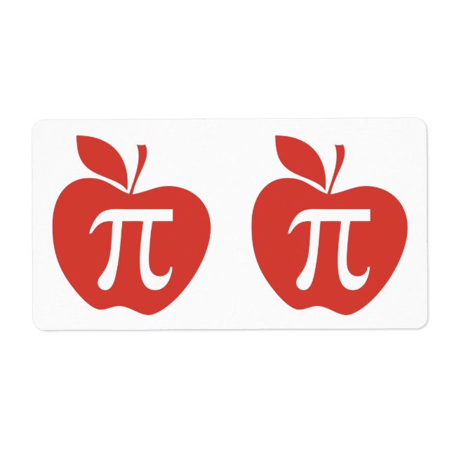 Red Apple Pie Label (Front)