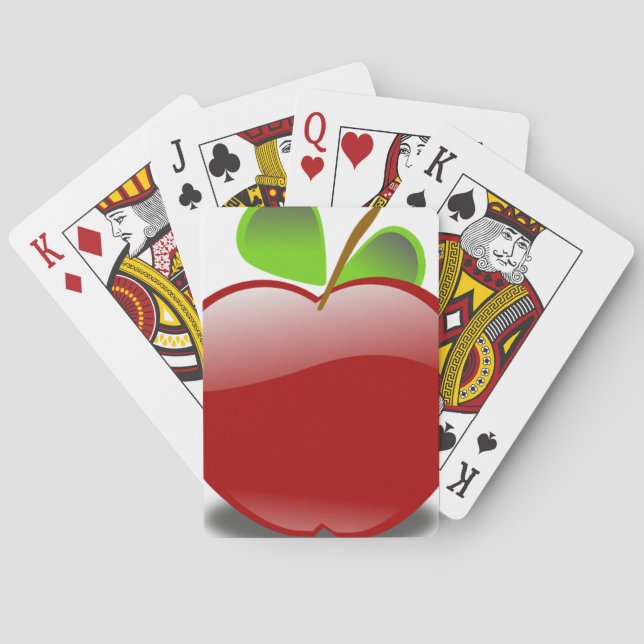 RED APPLE POKER CARDS (Back)