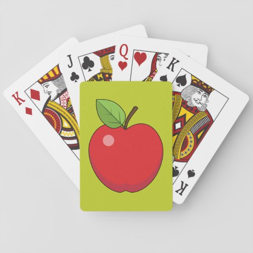 Red Apple Poker Cards