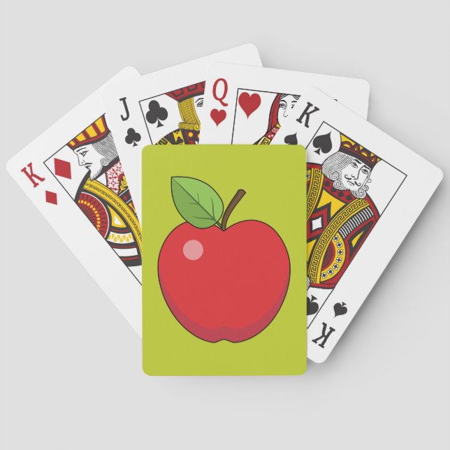 Red Apple Poker Cards (Back)